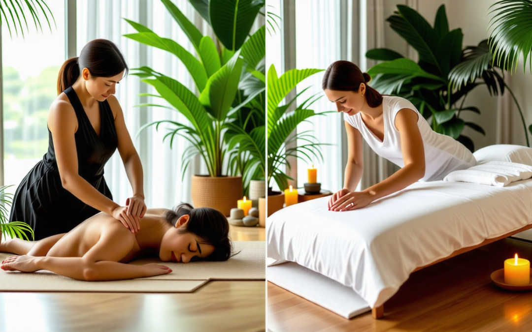 Comparaison entre le massage thaïlandais et d’autres types de massages populaires