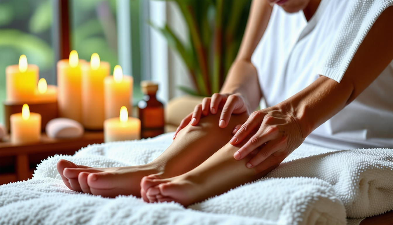 découvrez les bienfaits du massage des pieds pour soulager les douleurs générales. offrez-vous un moment de détente et de relaxation, tout en apaisant vos tensions musculaires et en favorisant la circulation sanguine. prenez soin de vos pieds et dites adieu aux inconforts quotidiens.